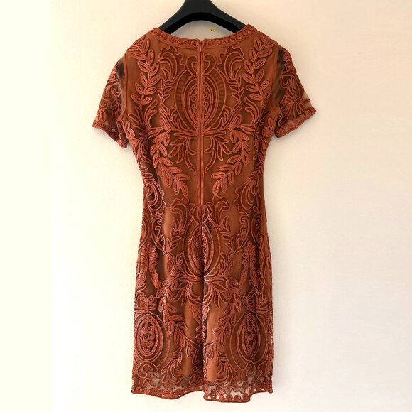 YZXH Dress with Embroidered Appliqué Trim - Picture 7 of 11